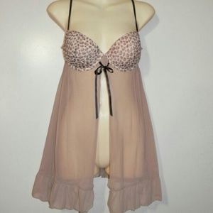NWOT Inner Secrets M Nightie Chemise Sexy Padding